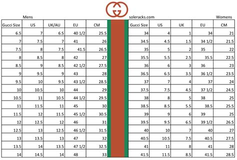 Gucci uk shoe size chart